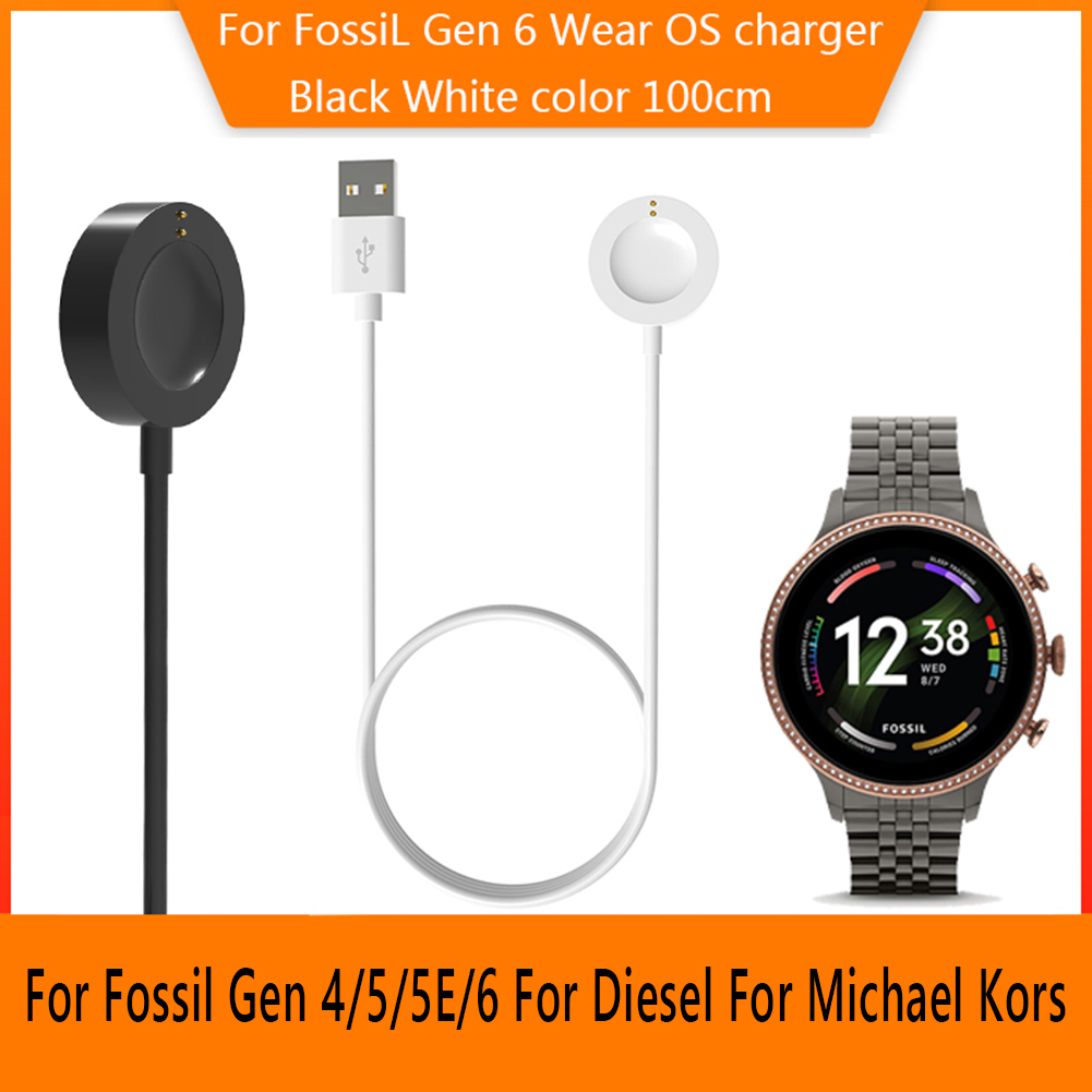 Fossil Watches Smartwatch Gen 4 - Smartwatch-Ladekabel für Fossil Gen6/Gen5/Gen4/Venture/Explorer/Diesel Sportuhr Magnetisches