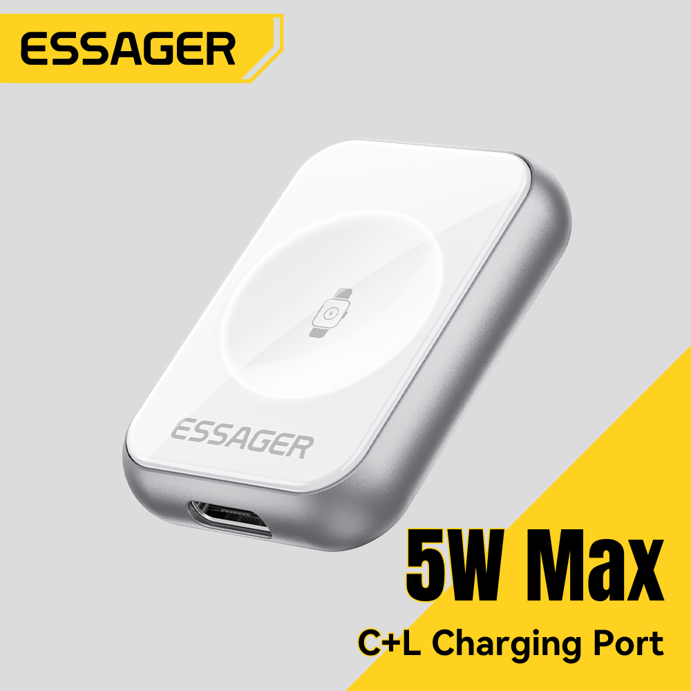 Iwatch Smartwatch - Essager 5W Magnetisches kabelloses Ladegerät für