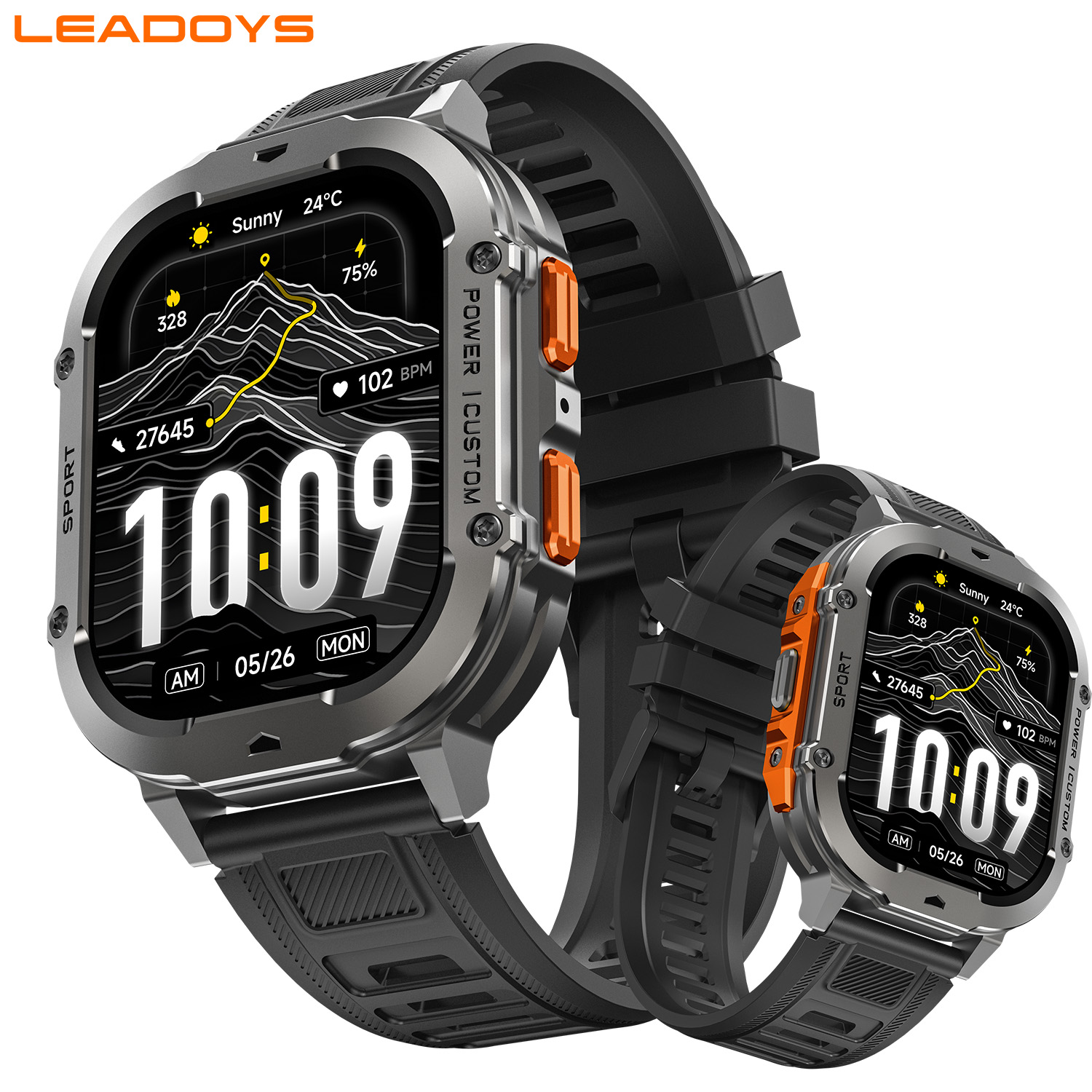 Watch X7 - Neu! LEADOYS X7 Robuste Smartwatch für