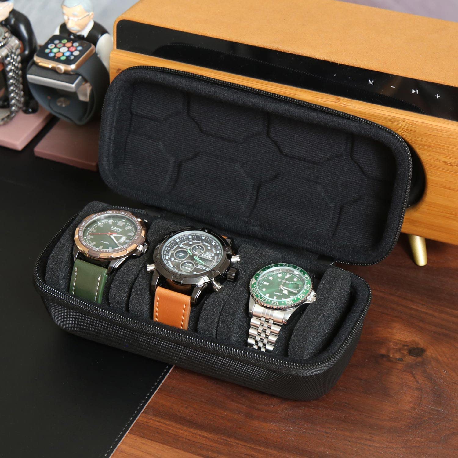 Smartwatch Watches For Women Smart - Uhrenbox-Organizer für Männer oder Frauen, Uhren-Reisetasche,