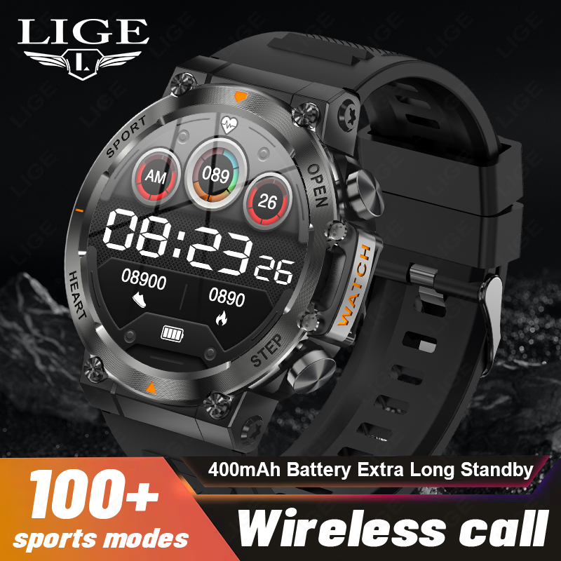 Smartwatch Watches For Sale - LIGE 2026 Smartwatch Herzfrequenz-Schlafmonitor Bluetooth-Anruf Ausverkauf