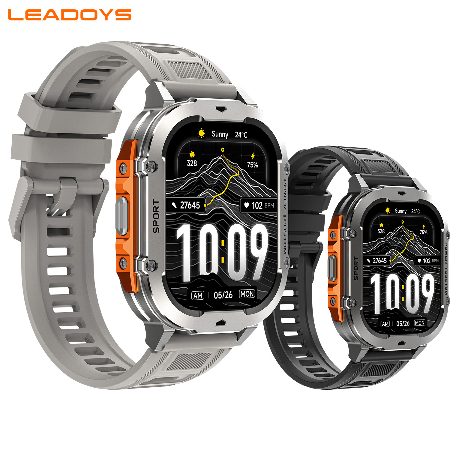 Watch X7 - LEADOYS X7 Herren-Smartwatch Outdoor Robuste Qualität,