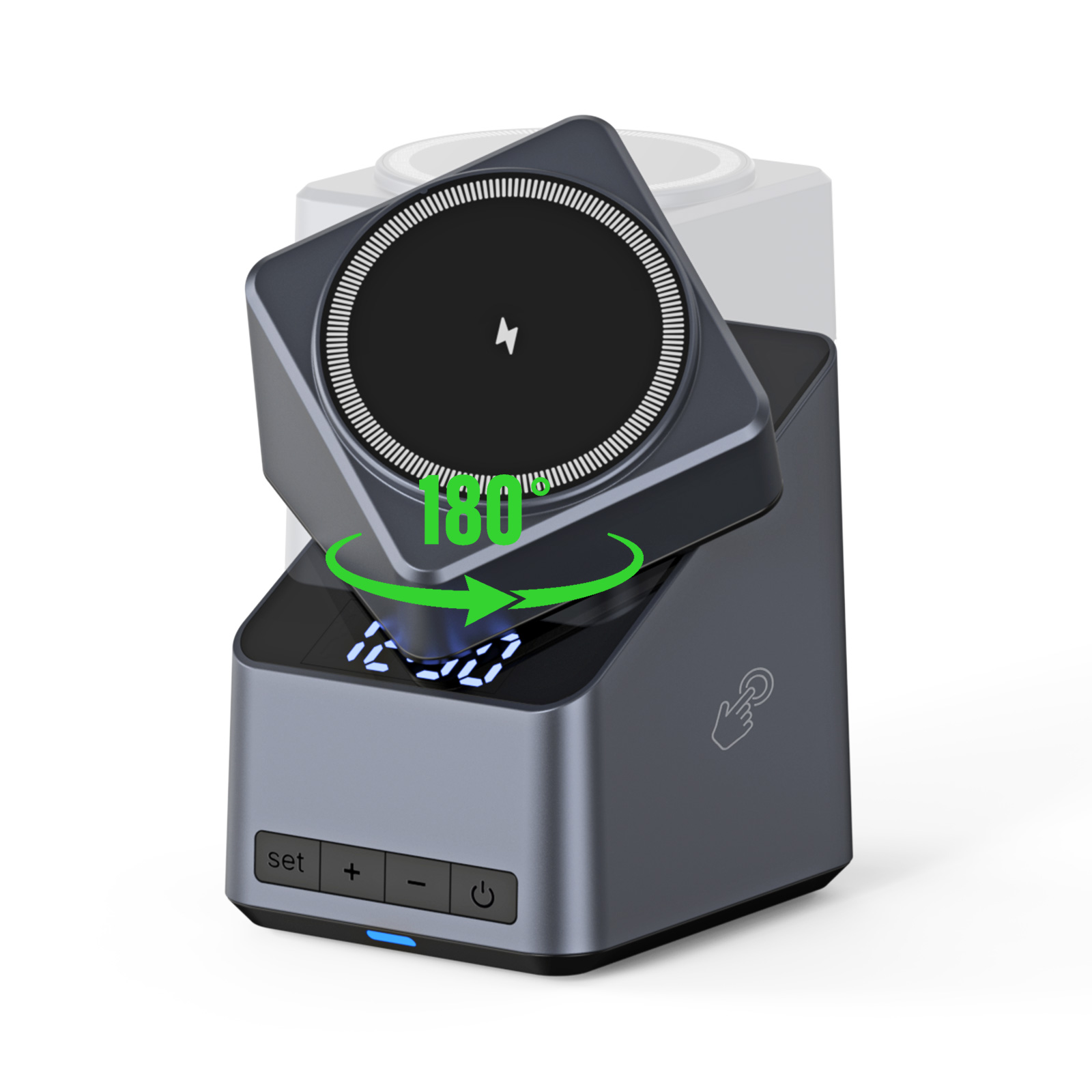 Iwatch Smartwatch - Magnetisches 4-in-1-Wireless-Ladegerät mit automatischer Rotation, schnelles