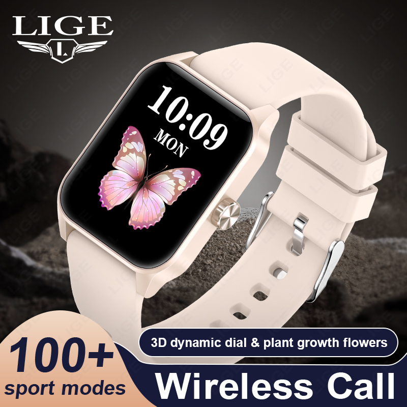 Smartwatch Watches For Sale - LIGE Modische Smartwatch für Damen Sport-Fitness-Tracker