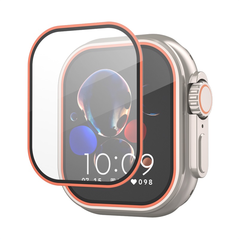 Smartwatch Apple Watches For Women - Seidenprint-Schutzfolie aus gehärtetem Glas für Apple