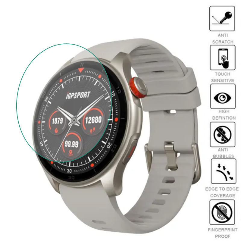 Smartwatch English - 5 stücke TPU Weiche Smartwatch Klar