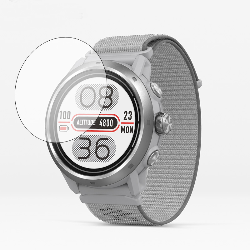 Smartwatch English - Hart gehärtetes Glas Schutzfolie für Coros