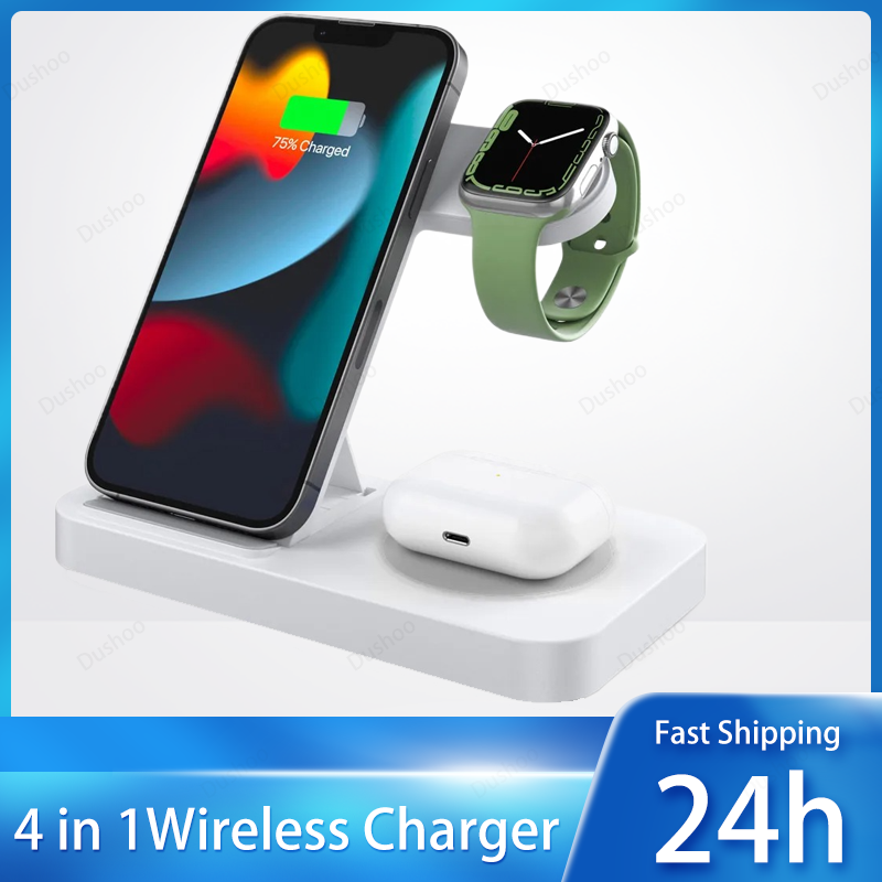 Reise 4-in-1 kabelloses Ladege – Iwatch Smartwatch Bewertung und Preis
