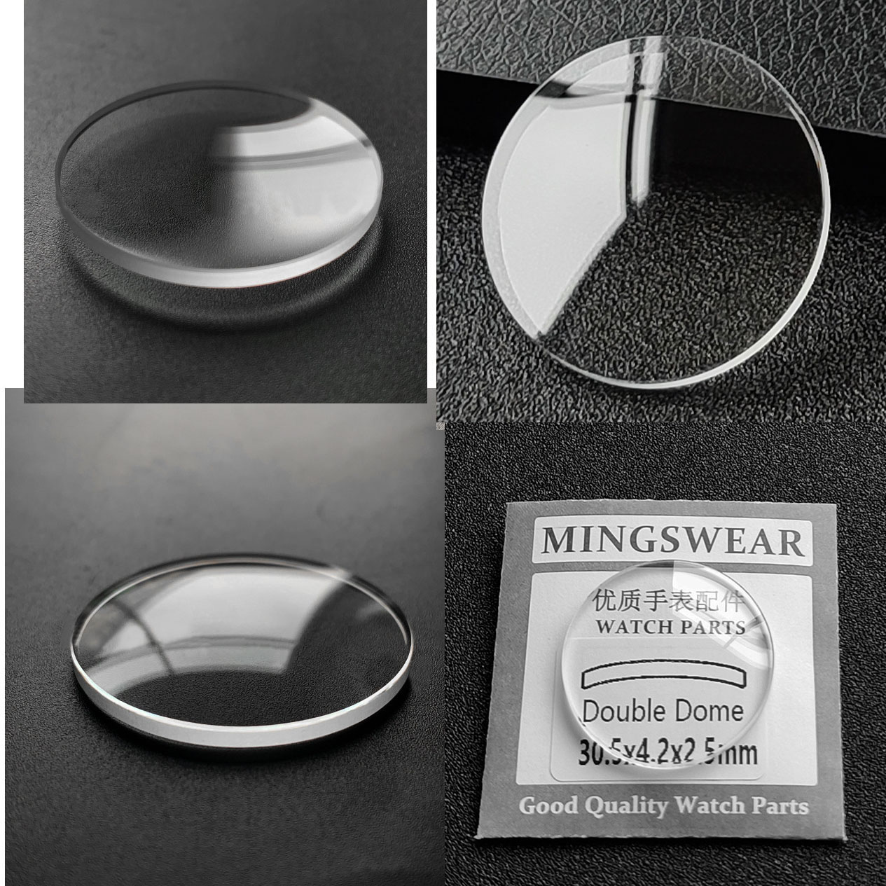 Doppel kuppel 2,5mm runde Mine – Watch Crystal Replacement Bewertung und Preis