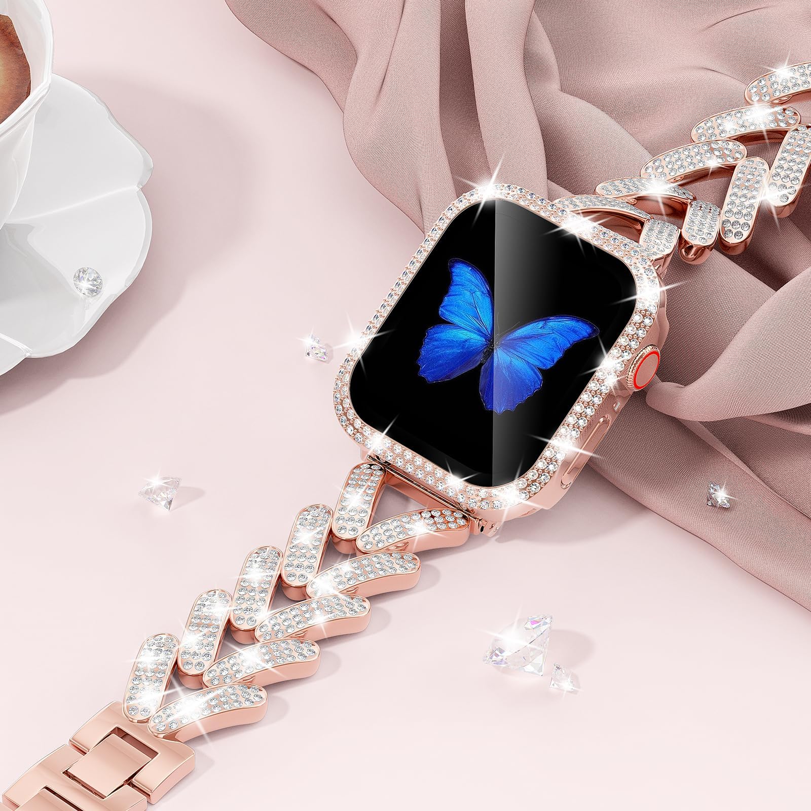 Bling-Band für Apple Watch-Arm – Smartwatch Slim Watches For Men Bewertung und Preis