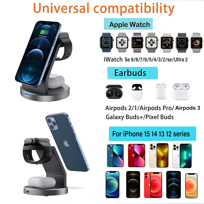 3-in-1 kabelloser Ladeständer, – Iwatch Smartwatch Bewertung und Preis