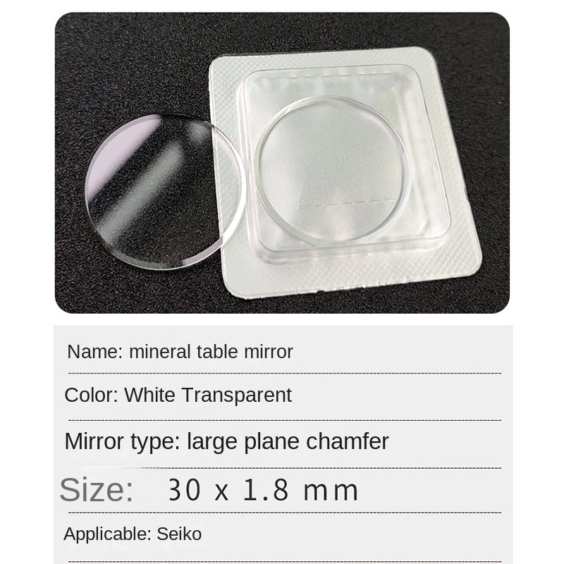Flaches, großes, abgeschrägtes – Watch Crystal Replacement Bewertung und Preis