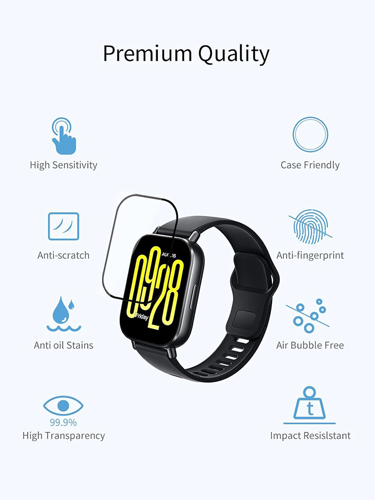 Displayschutzfolie für Redmi W – Watch Redmi Bewertung und Preis